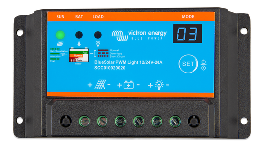 Victron BlueSolar PWM-Light Charge Controller 12/24V - 30A