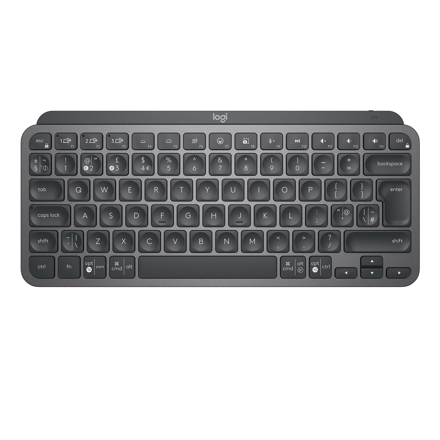 Logitech MX Keys Mini Minimalist Wireless Illuminated Keyboard - Graphite