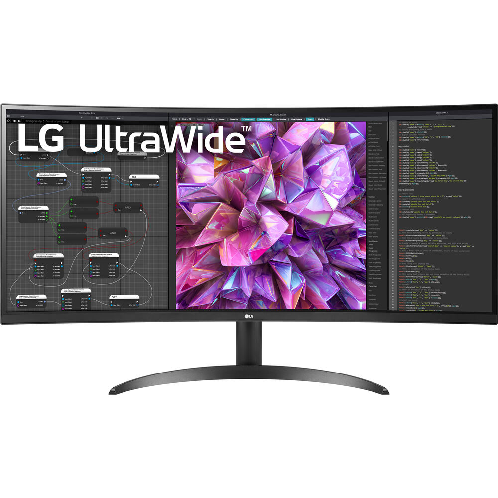 LG 34" Curved UltraWide QHD IPS HDR 10 Monitor - 34WQ60QC