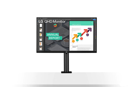 LG 27QN880 27" QHD Ergo IPS Monitor with USB Type-C