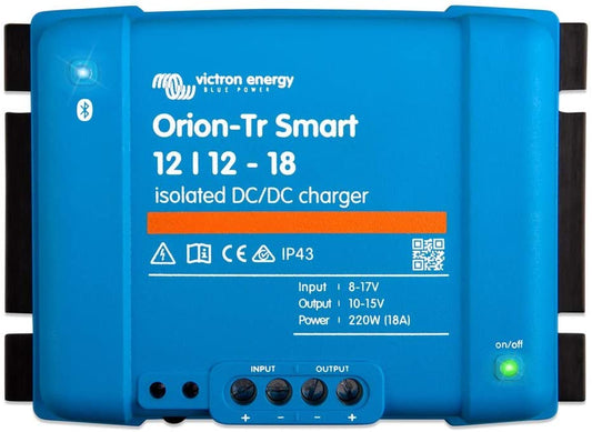 Victron Energy Orion-Tr Smart 12/12-18A Isolated DC-DC Charger